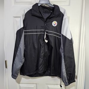 Pittsburgh Steelers Men's Zip Front Jacket Sports Illustrated Size Large